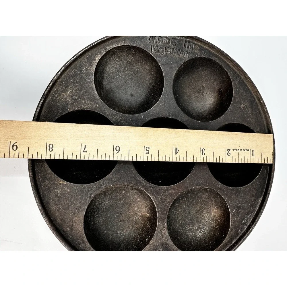 Jøtul Cast Iron Aebleskiver Pan Product of Norway